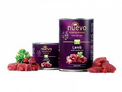 Nuevo Senior Lamb & Cranberries Вологий корм для літніх кішок з ягням і журавлиною 400 г (5952400)1