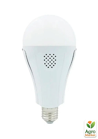 Мощная Аварийная Аккумуляторная LED лампа 8442  20W  E27 с 2 аккумуляторами 18650 (до 4 часов) - фото 2