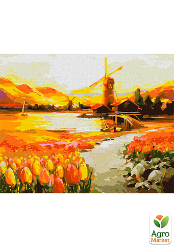 Картина по номерам - В долине тюльпанов Идейка KHO6315