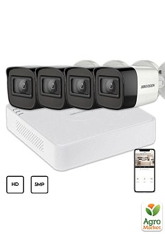 Комплект видеонаблюдения Hikvision HD KIT 4x5MP OUTDOOR2