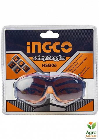 Очки защитные (затемненные) INGCO - фото 6