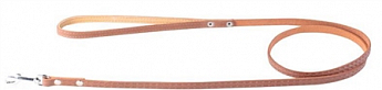 Поводки Коллар поводок одинарный, непрошитый (ширина 8мм, длина 122см) 04476 коричневый (5638730)