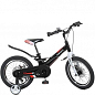 Велосипед детский PROF1 16д. Hunter,SKD85, магниев.рама,черный,звонок,крыло,доп.колеса. (LMG16235-1)