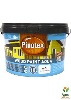 Фарба для дерев'яних фасадів Pinotex Wood Paint Aqua Безбарвний 2,33 л2