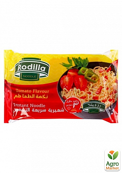 Вермишель быстрого приготовления со вкусом томатов ТМ "Rodilla" 70г2