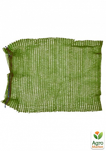 Сетка-мешок для упаковки капусты с завязкой, зеленая, 45х75 см, до 30 кг TM "Technics" 69-236