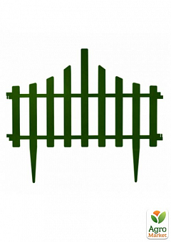 Набір огорожі для газону "Заборчик" (4в1) зелений (493)1