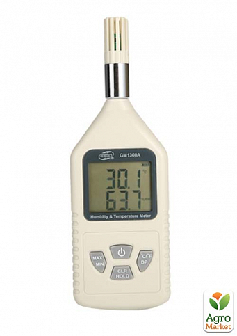 Термогігрометр, USB 0-100%, -30-80°C BENETECH GM1360A