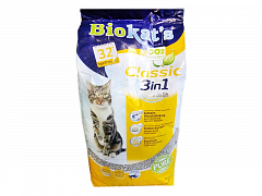 Biokat`s Classic 3 in 1 Бентонитовый наполнитель для кошачьего туалета, крупный 10 кг (6144580)2