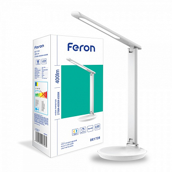 Настольный светодиодный светильник Feron DE1728 (40049)
