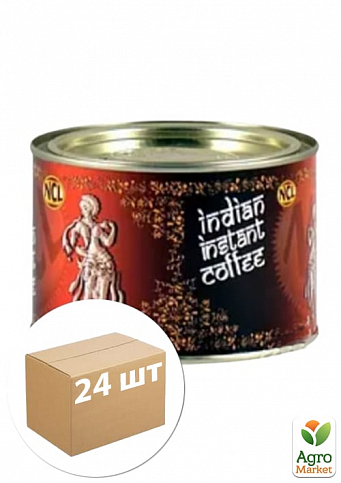 Кава в гранулах (NCL) залізна банка ТМ "Індіан інстант" 90г упаковка 24шт
