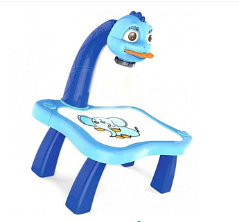 Стол для рисования детей синий со светодиодной подсветкой SKL11-291157 - фото 3