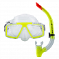 Набор для плавания маска и трубка Dolvor М4204Р подростоковый желтый SKL83-282740