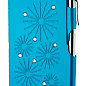 Карманний блокнот із ручкою Troika Glitz Bright Blue (FN1625)