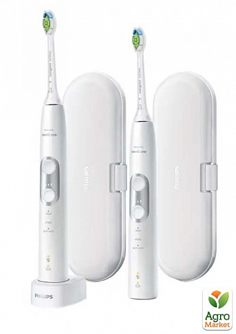 Набір зубних електрощіток Philips HX6877/34 Protective Clean 4 з футляром (білий)