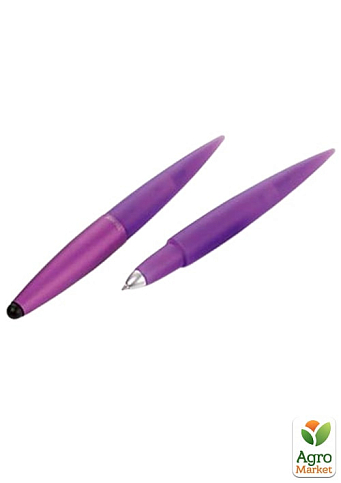 Ручка шариковая со стилусом Troika Комфорт, фиолетовая (PIP80/PU) 