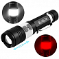 Фонарь Police  X5-T6, ЗУ micro USB, 1x18650, светильник, зажим, zoom, Box