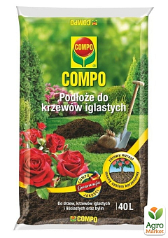 Торфосуміш для усіх видів хвойних рослин, 40л COMPO (2255)1