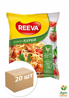 Вермишель (со вкусом курицы) ТМ "Reeva" 85г упаковка 20 шт2
