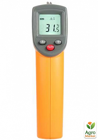Безконтактний інфрачервоний термометр (пірометр) -50-380°C, 12:1, EMS=0,95 BENETECH GM320 - фото 3