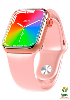 Наручные часы Smart Watch GS7 MINI 41 мм цвет Розовый1
