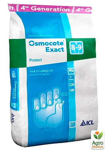 Удобрение Осмокот "Osmocote Protect" 14+8+11+2MgO+Te, 8-9м. ТМ "ICL" 25кг