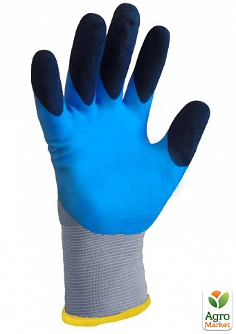 Перчатки с латексным покрытием BLUETOOLS ProtectFinger (12 пар) (220-2209-10) - фото 2