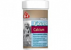 8in1 Europe Витамины для щенков и взрослых собак с кальцием, 155 табл.  100 г (1094021)2