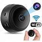 Беспроводная Мини Камера IP Видеонаблюдение Wi-Fi FullHD 1080 Action Camera A9 Black