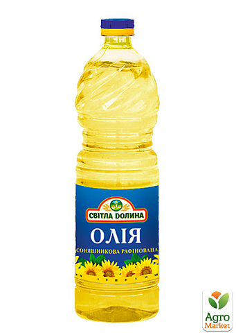 Олія соняшникова "Світла Долина" 1л/920г (рафінована) упаковка 15шт - фото 2
