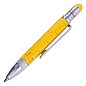 Ручка Troika Construction liliput з лінійкою та стілусом, жовтий (PIP25/YE)
