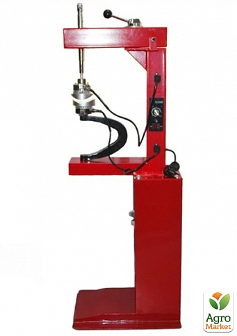 Вулканізатор з гвинтовим притиском, на стійці, 2 нагрівальні пластини, комплект притисків (6 форм) TORIN TRAD004 - фото 2
