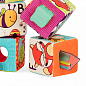 Развивающие мягкие кубики-сортеры ABC S2 (6 кубиков, в сумочке) купить