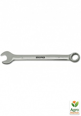 Ключ рожково-накидной Cr-V, 24мм TM "Berg" 48-318