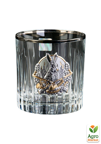 Набор для виски "Охота" Boss Crystal, 6 бокалов, платина, серебро, золото, хрусталь (B6MYS2PG) - фото 4