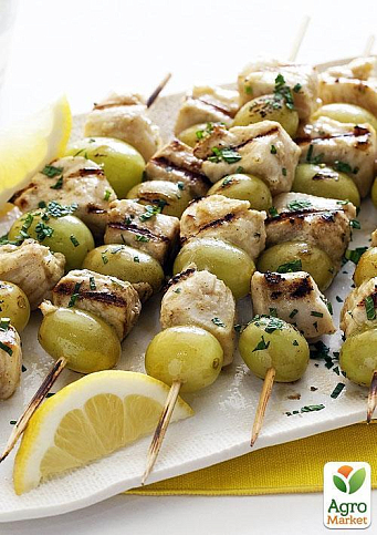 Ексклюзив! Виноград жовтувато-зелений з коричневим загаром "Челентано" (Celentano) (преміальний соковитий винний сорт) - фото 5