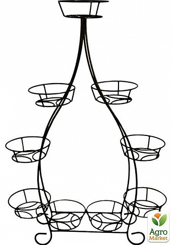 Подставка "Капля" на 9 вазонов, высота 79см