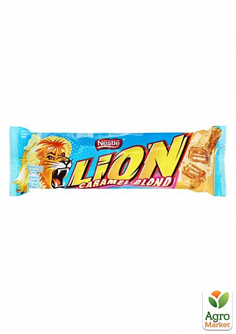Батончик шоколадний Lion (Блонд) ТМ "Nestle" 40г упаковка 40 шт - фото 2