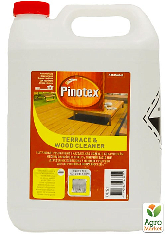 Моющее средство для деревянных террас и поверхностей Pinotex Terrace & Wood Cleaner Бесцветный 5 л