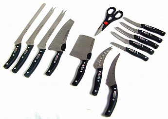 Набір ножів Miracle Blade 13 in 1 у подарунок Силіконові кришки Silicone lids 6 шт SKL11-277569 - фото 2
