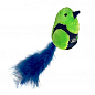 Джойсер м'яка іграшка для котів Птах зі звуковим чіпом зелена 19см (6013600)