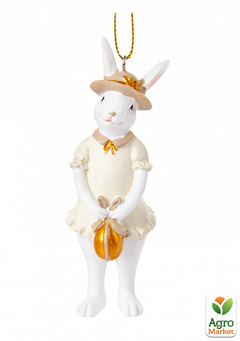 Фігурка Декоративна "Кролик У Капелюшку" 10См (192-259)