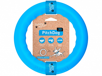 Collar PitchDog Іграшка для собак кільце для апортировки 20 см, блакитний (3024090)
