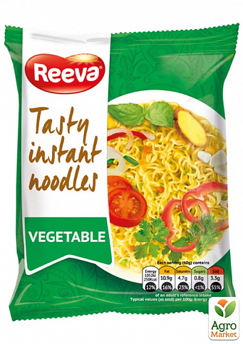 Вермішель (овочі) ТМ "Reeva" 60г упаковка 24шт - фото 2