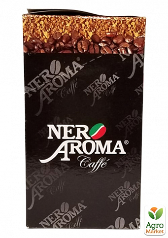 Кава розчинна (чорна) пачка ТМ "Nero Aroma" 25 стиків по 2г упаковка 12шт - фото 2