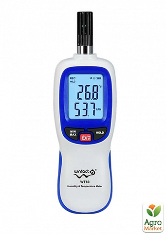 Термогігрометр 0-100%, -20-70°C WINTACT WT83