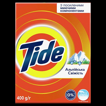 TIDE пральний порошок для ручного прання Альпійська свіжість 400г