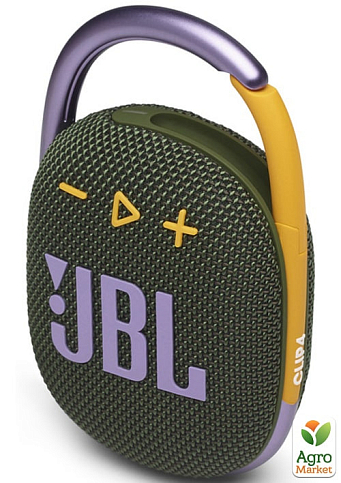 Портативна акустика (колонка) JBL Clip 4 Green (JBLCLIP4GRN) (6652408) - фото 2