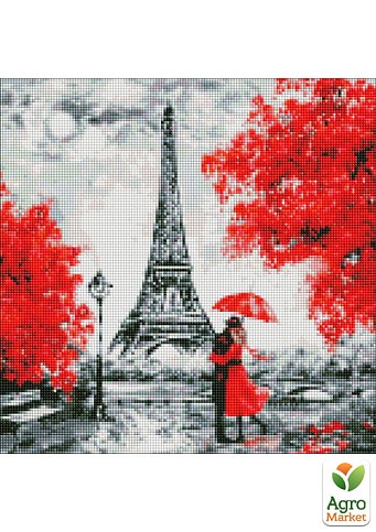 Алмазна мозаїка - Дощовий Париж Ідейка AMO7186
