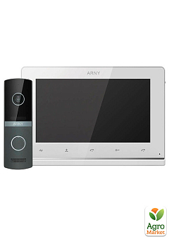 Комплект відеодомофону Arny AVD-7123 White/Graphite2